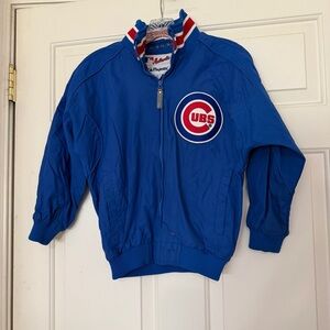 Authentic Majestic MLB Kids Blue Chicago Cubs Jacket Size Small S 8 10